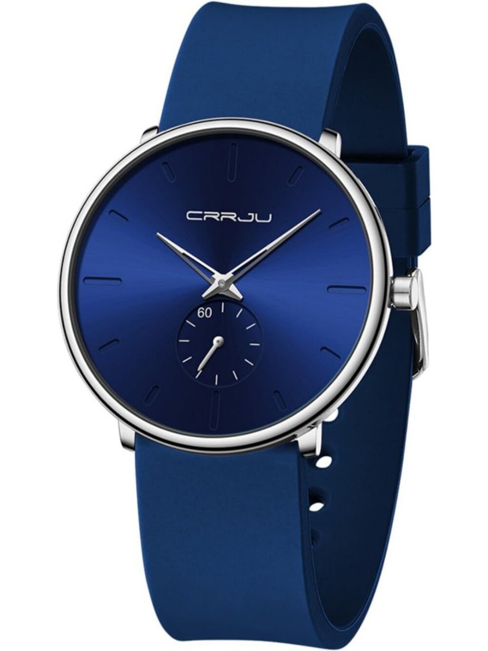 Stylish Waterproof Quartz Wristwatch for Men & Women, Ultra Thin Colorful Band